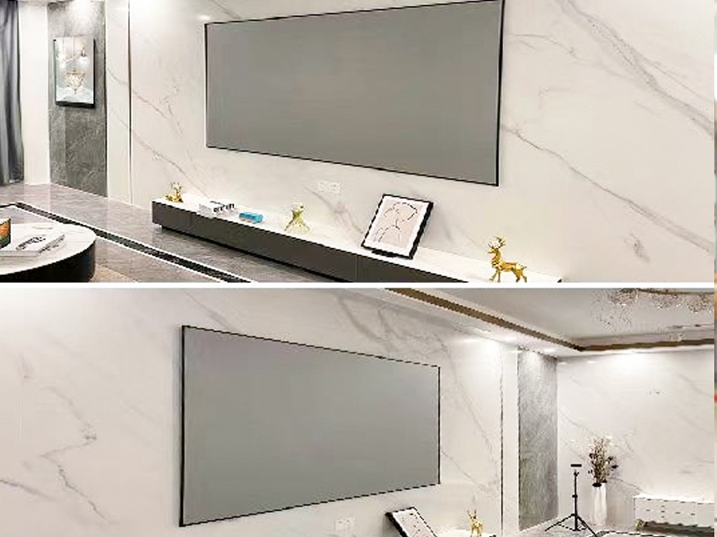 kain Layar Proyektor Film Proyeksi Depan PVC