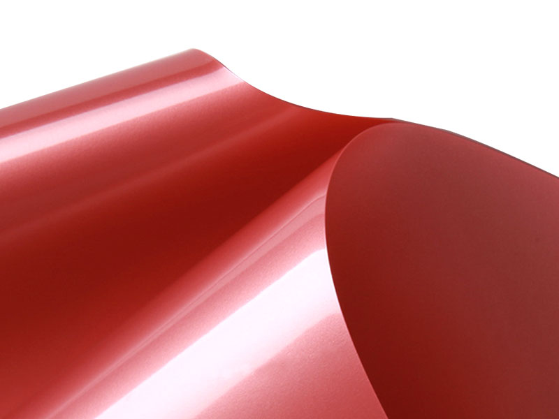 Merah PVC peregangan Ceiling Film-12