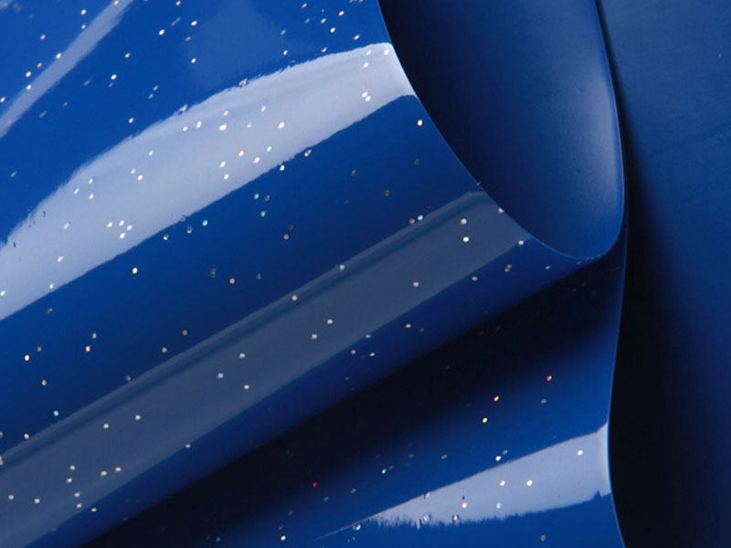 Biru PVC peregangan Ceiling Film-17