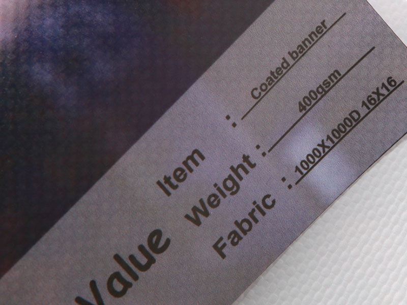 PVC Digital Printing Dilapisi Fleksibel Banner 400gsm