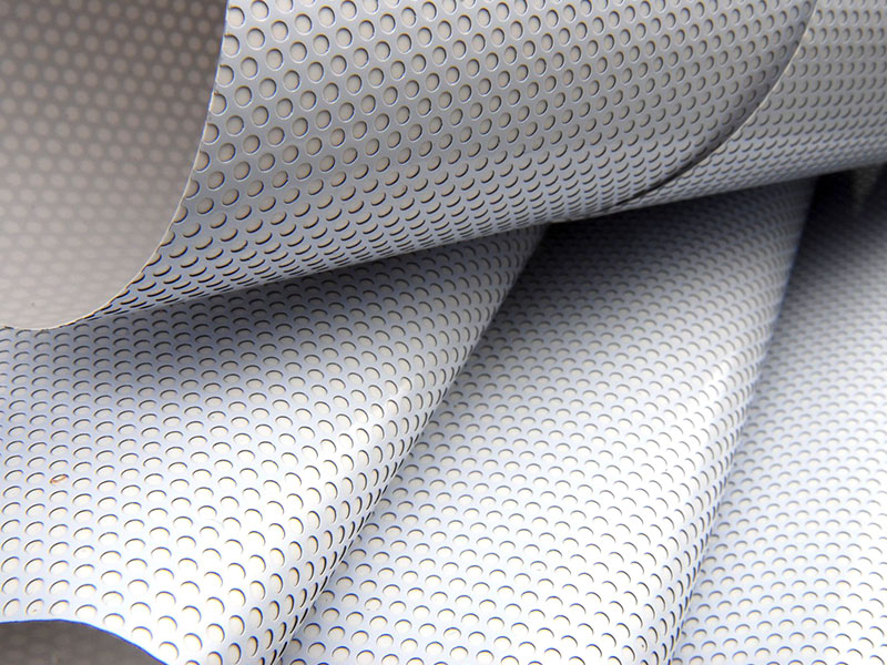 Gulungan Stiker Vinyl Berlubang Visi Satu Arah 140gsm 