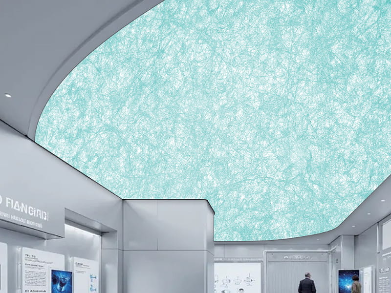 Film lembut langit-langit cetakan seni Film lembut langit-langit cetakan seni